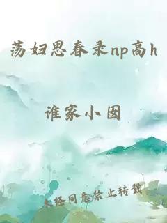 荡妇思春录np高h