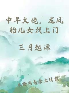 中年大佬，龙凤胎儿女找上门