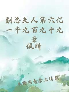 副总夫人第六亿一千九百九十九章
