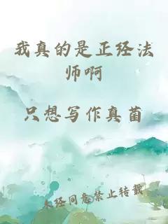 我真的是正经法师啊