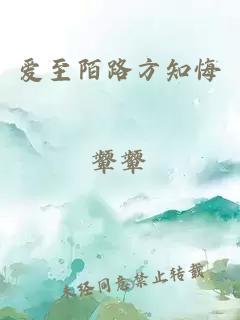 爱至陌路方知悔