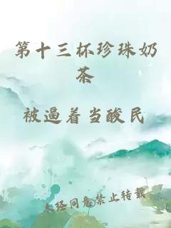 第十三杯珍珠奶茶