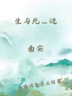 生与死—谜